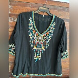 Embroidered Women's Top